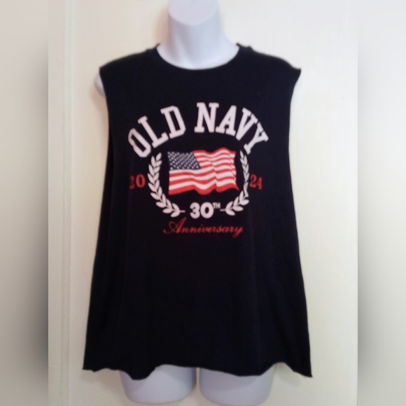 Old Navy Tops - 🛍️ BUNDLE ONLY 🛍️Old Navy 30th Anniversary Navy Blue Tank Top